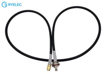 Chine Mâle de SMA à la femelle de SMA avec le câble d'Ultraflex LMR240 de joint circulaire de joint de fil de la fixation M16*1.0 à vendre