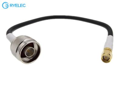China Straight SMA Male To N male Witn LMR240 Ultraflex Coaxial Cable Telecom RF Feeder Cable for sale