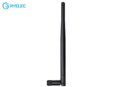 China External Dual Band 2.4 5.0 GHz ISM Connector Mount RP SMA WIFI Wireless Whip Swivel Antenna for sale