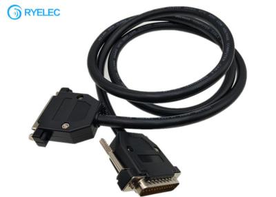 China Custom D-Sub 25Pin DB25 Male To Female Serial Parallel Printer Extension Round Ribble Cable for sale