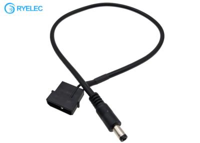 China 2 Core Cable From 12v Male Molex Psu Connector To 2.1mm Diameter DC Barrel Connector for sale