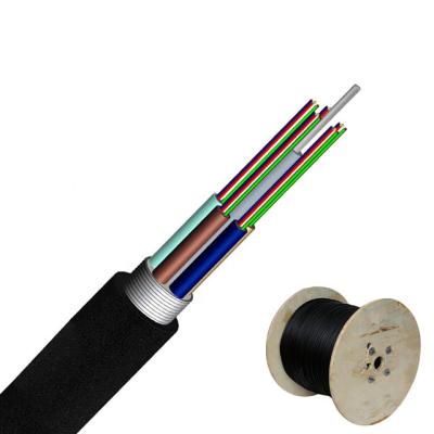 Chine 6 anti télécommunication de fond de câble optique de fibre du rongeur GYTA du noyau G652D à vendre