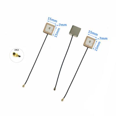 China 15x15mm Active Internal 1575.42MHZ GPS GLONASS Antenna Embedded Mounting for sale