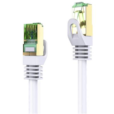 Chine Twisted pair protégé par câble Ethernet plat de RoHS 10m RJ45 Cat7 à vendre