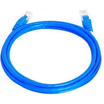 China Ethernet Lan Network Cable Patch Cord 2M 3M 5M 10M Blue Rj45 Utp Ftp CAT6 23AWG for sale