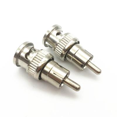 China ROHS Audio Camera  Nickel Plated  Mini  Bnc Male To Rca Male Adapter for sale