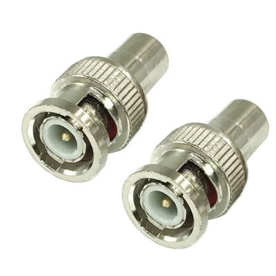 China CCTV  50 Ohm RF Coaxial BNC To RCA Connector Adapter lotus head for sale