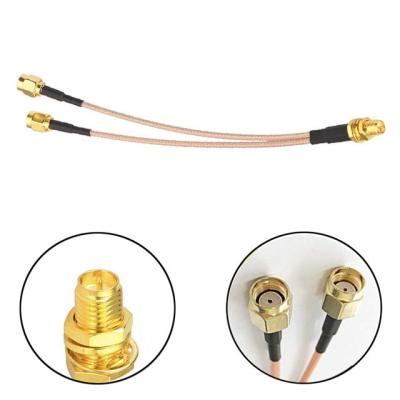 Китай Тип сборки кабеля штепсельной вилки y RP мужчины 2 SMA отрезка провода RG316 RF Splitter продается