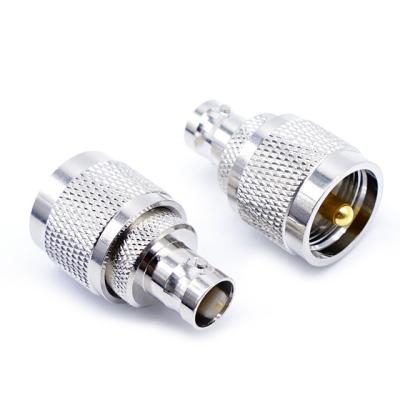China BNC Female Plug To UHF Male Jack Straight Audio RF Antenna Connector for sale