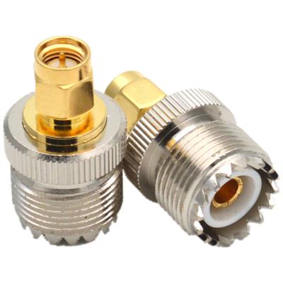 China Male To UHF  SMA Coaxial Connector Adapter Copper Structure for sale