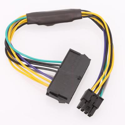 Chine ATX 24P à l'adaptateur 24 Pin To 8 Pin Converter Cable For DELL Motherboard d'alimentation de l'énergie 8P à vendre