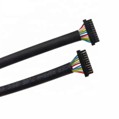 China Cable de encargo del PVC del Pin DF52-10P-0.8C Hirose de la echada 10 del arnés 0.8m m del AWG Ul1571 32 en venta