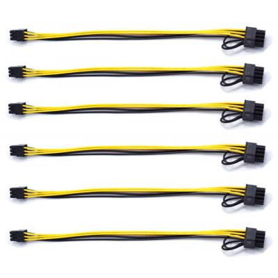 China 16AWG 12.5 Inches 6pin Power Cable Pci Express Power Adapter for sale