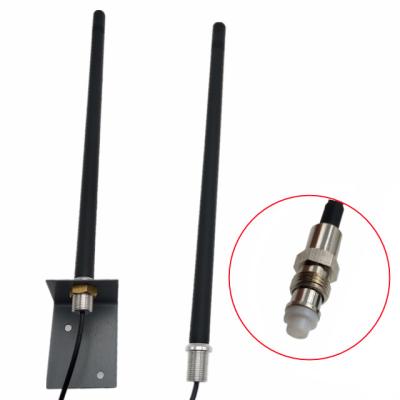China GSM External Omni Rubber Duck Slim Screw 4G LTE Antenna With Wall Mount Bracket for sale