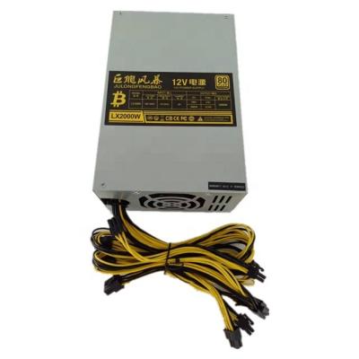 Κίνα Παροχή ηλεκτρικού ρεύματος PSU 2500w 8gpu για τον κεντρικό υπολογιστή Psu 6pin για 8 τηλεοπτικές κάρτες προς πώληση