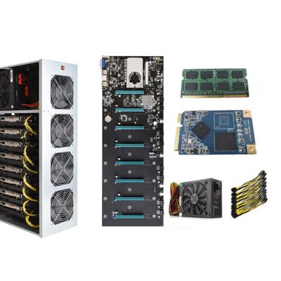 China S37 Motherboard Combo 8 GPU Crypto Ethereum Power With DDR3 4GB Memory 64GB for sale