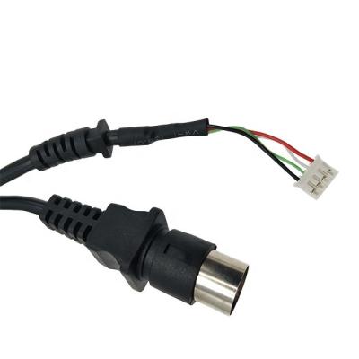 China Conector fêmea do fio do soquete de USB 2,0 do ruído com o conector plástico do punho à venda