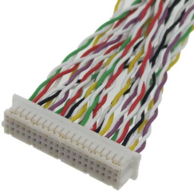 China 40 Platte Pin Twisted Wire Extension Dfs 20 Lcd Lvds-Kabelverbinder-Motherboard zu verkaufen