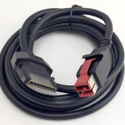 China Powered USB 12V LVDS Extension Cable DC Plug Pos Cable for sale