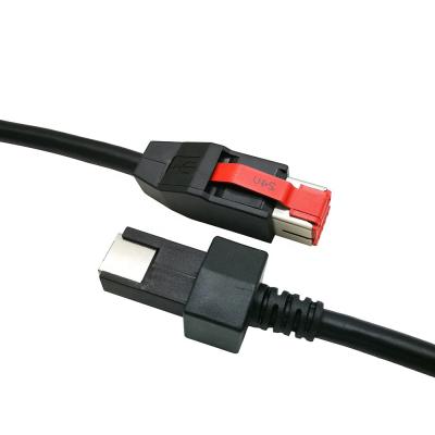China Powered Wireless USB 24V Cable 2x4 Plug Cable For POS Sysyem for sale