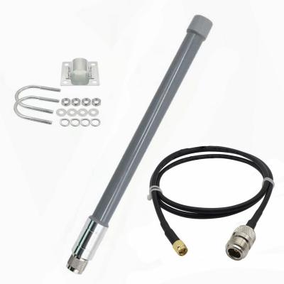 China Helium Hotspot Fiberglass 2.4G Omni Directional Outdoor Antenna With N Male Connector for sale