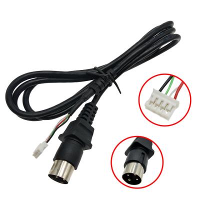 China Waterproof Big Din 4Pin S-Video Male Connector To JST PHR-4 Extension Cable For Monitor for sale