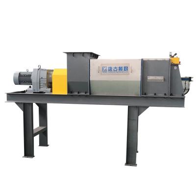 China Screw Extrusion Commercial Dehydration Machine Kitchen Food Waste Screw Press Dewatering for sale