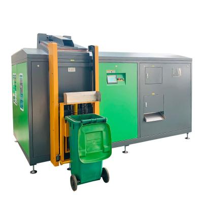 China Restaurant Organic Kitchen Waste Composting Machine Food Waste Disposal Cycler 1000kg for sale