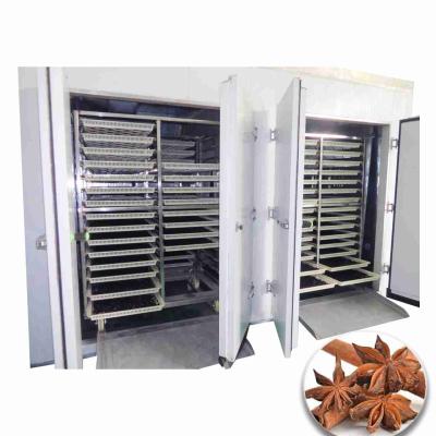 China 4 Trolley Peppercorn Star Anise Oven Dryer Machine Heat Pump Tray Dryer OEM 600KG for sale