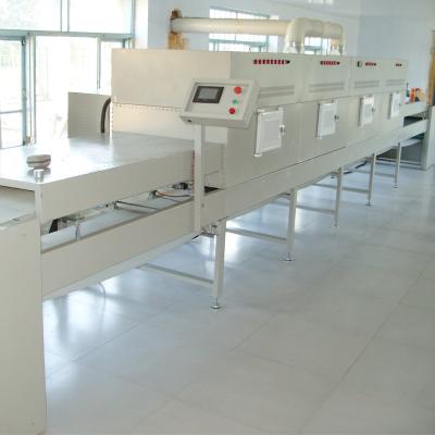 China Herb Industrial Microwave Drying Equipments Sterilization Wearproof 24KW for sale