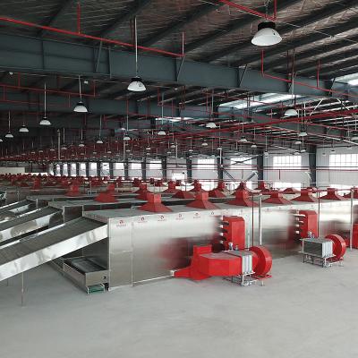 China Línea de producción de secado de Konjac a prueba de óxido para hierbas 3.75KW 1000kg/h en venta