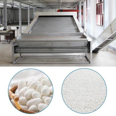 China Silkworm Cocoon Coutinuous Mesh Belt Dryer Sericulture Equipment Drying Processing Line for sale