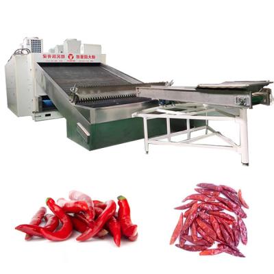 China PLC Control Mode Energy Efficient Chilli Drying Machines With Multiple Safety Features for sale