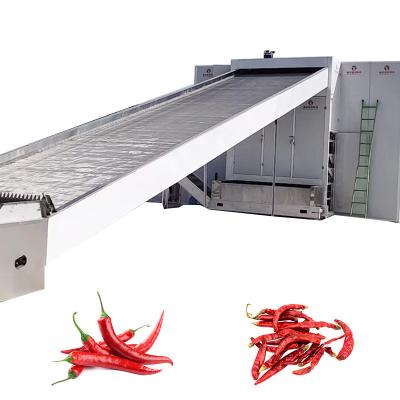 China Electricity Heating PLC Mesh Belt Dryer Machine For Irregular Lumps Red Dates for sale