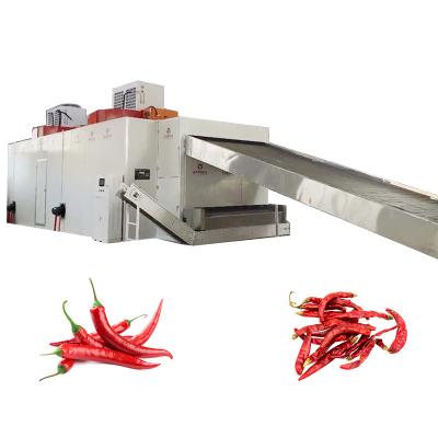Cina PLC Control Stainless Steel Material Mesh Belt Dryer For Irregular Lumps Red Dates in vendita