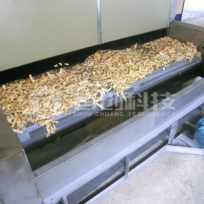 China Autoamtic 1-50 toneladas Capacidade Vegetal Konjac Equipamento de secagem Tipo de cinto à venda