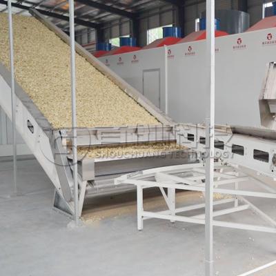 China 10 toneladas Capacidad de hierbas de la malla de la flor de cinturón secador de lirio seco Erigeron Sistema de secado en venta