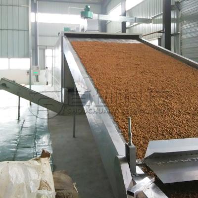 China Heat Pump Continuous Belt Dryer Almond Shea Nuts Drying Equipment for sale
