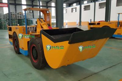 中国 オレンジ黄色 1 立方メートルの負荷運搬量のダンプ機械地下鉱山 販売のため