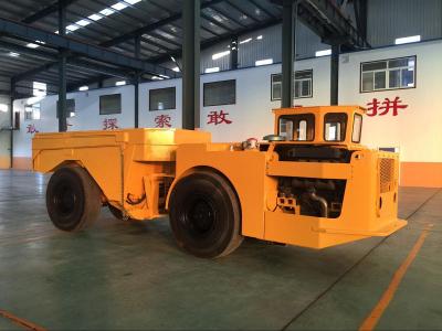 China 15 Ton Dump Truck Trailer With Wheels , Orange Mining Dump Truck for sale