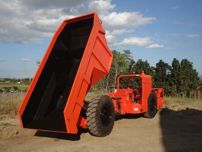 China Orange 12 Tons Underground Mining Truck , Gold Mining Drilling Equipment for sale