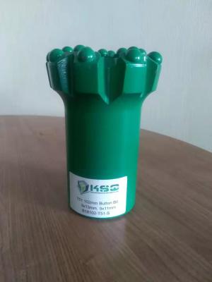 Κίνα Κομμάτι τρυπανιών κουμπιών καρβιδίου βολφραμίου T51 102mm βίδα 3 νημάτων 4 ίντσας κομμάτι τρυπανιών τρυπών για τη μεταλλεία προς πώληση