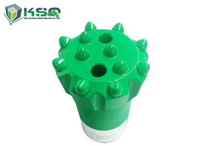 China T38 - 89mm For Rock Drilling Spherical / Ballistic Buttons Threaded Drill Button Bits for sale