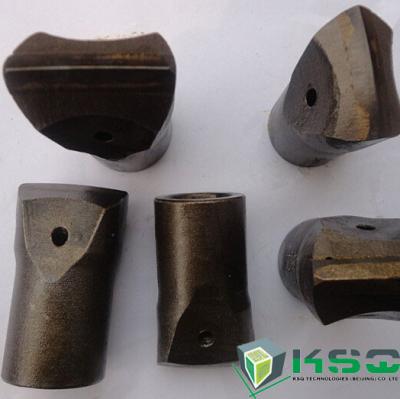 China Tungsten Carbide Chisel Rock Bit 34 mm Green / Black For Mining for sale