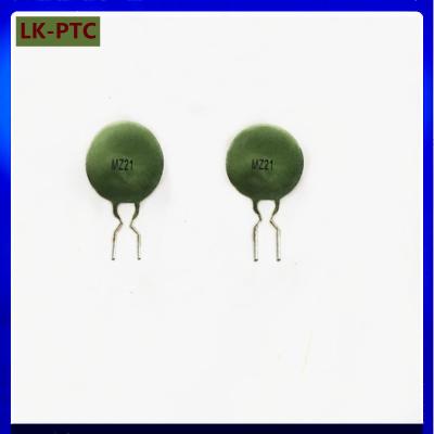 China termistor de 14m m 13-25ohm PTC, termistor positivo del coeficiente de temperatura MZ21 en venta