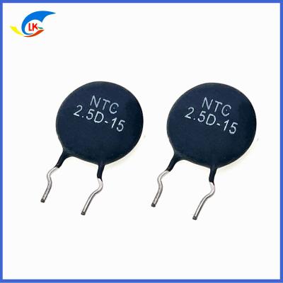 China MF72 series 2.5 ohm 7A 15mm 2.5D-15 suppress surge current NTC thermistor for power adapter for sale