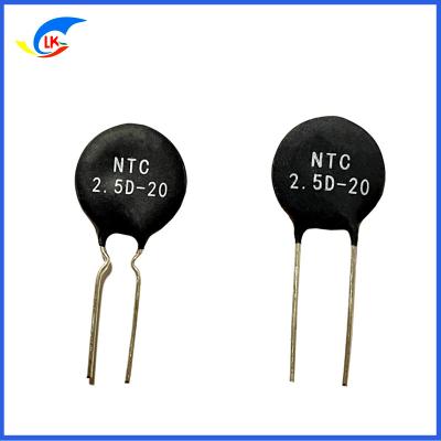 China MF72 series 2.5ohm 9A 20mm 2.5D-20 suppress surge current NTC power type thermistor for high power supply for sale