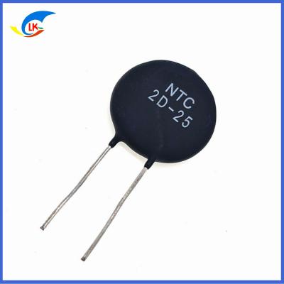 China Tipo tipo actual termistor del poder MF72 del poder de la supresión NTC de la avalancha 2D-25 del ohmio 10A 25m m de la serie 2 conveniente para el poder más elevado en venta
