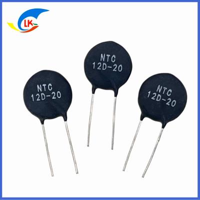 China MF72-serie NTC Power Type Thermistor 12 Ohm 6A 20mm 12D-20 Inrush Current Suppression Te koop