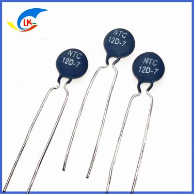 China MF72-serie NTC Power Type Thermistor 12 Ohm 1.5A 7mm 12D-7 Inrush Current Suppression Te koop